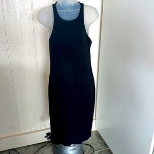 Formknit high neck cutaway dress